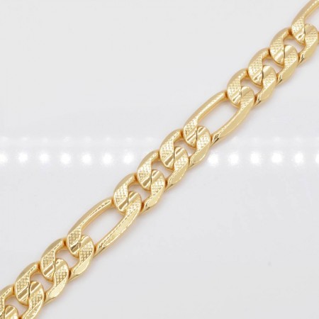 Основательный браслет в позолоте 10-7095  фото | Brulik