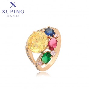 Позолоченное  кольцо Xuping A00430447 фото | Brulik
