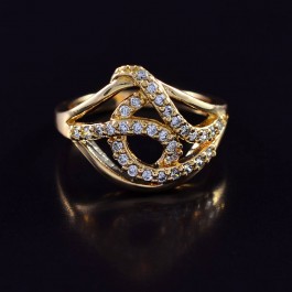 Обворожительное кольцо с фианитами XP 1017