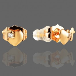 Позолочені сережки -гвоздики Xuping 22946