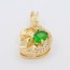 Изумительный кулон Xuping 10-3011-изумрудный фото | Brulik