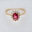 Чудесное колечко   11357 - малиновый фото | Brulik