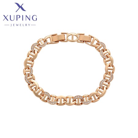 Позолочений браслет Xuping X001021645 фото | Brulik