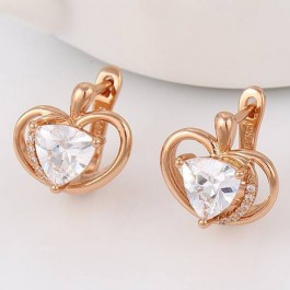 Нежные серьги с английским замком ХР 90533