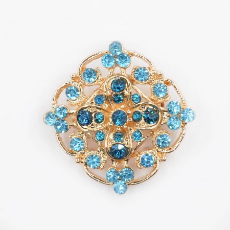 Блистательная брошь с фианитами Xuping 170-90 фото | Brulik