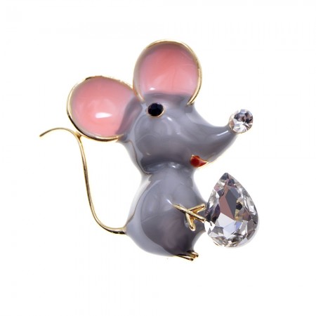 Брошь позолоченная- 8689 фото | Brulik