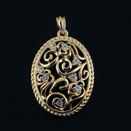 Позолоченный кулон Fallon 8620125