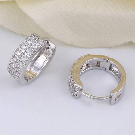 Серьги " Diamond gloss" 29129 фото | Brulik