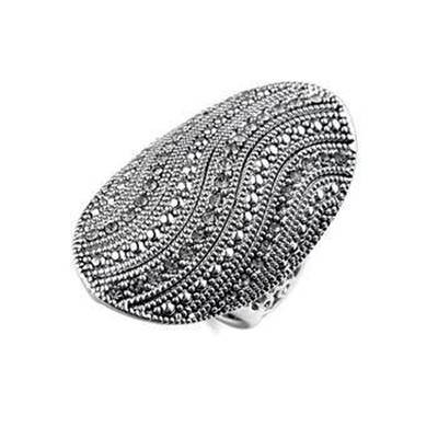 Эффектное позолоченное кольцо 1507 фото | Brulik