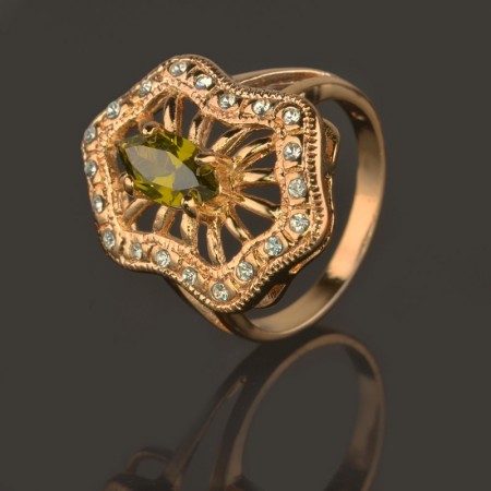 Позолоченное кольцо Fallon 8324440 фото | Brulik