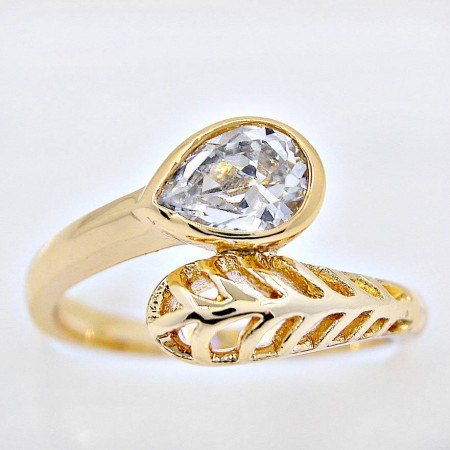 Кольцо "Очарование" 18К 12660-белый фото | Brulik