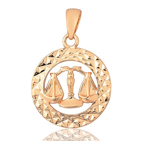 Позолоченный кулон  Fallon 86100203-весы фото | Brulik