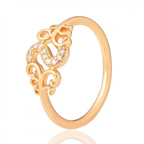  Позолоченное кольцо Xuping 10557 фото | Brulik