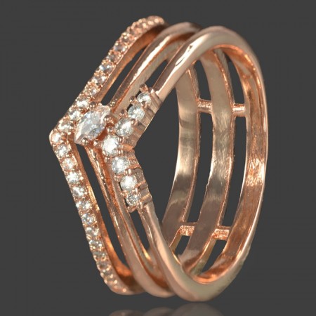 Позолоченное кольцо Fallon 83201900 фото | Brulik