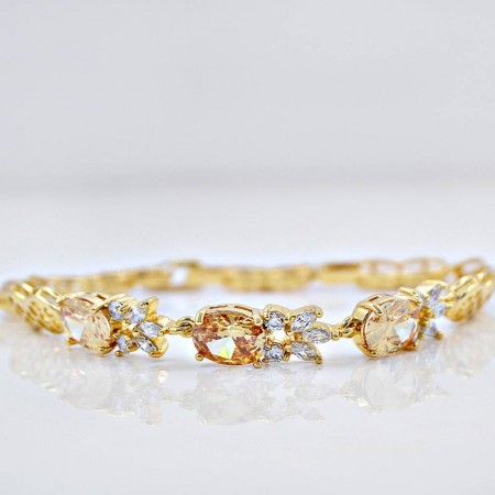 Браслет "Кокетка" 73458-шампань фото | Brulik