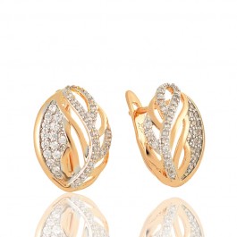 Позолоченные серьги  Xuping 21082