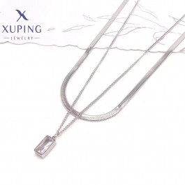 Сталевий ланцюжок 2 в 1 Xuping 40115-білий