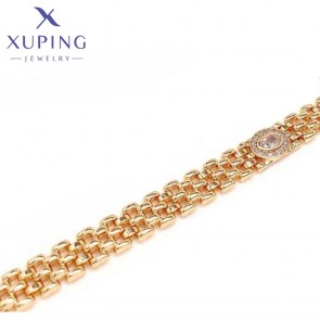Позолочений браслет Xuping 70216 фото | Brulik
