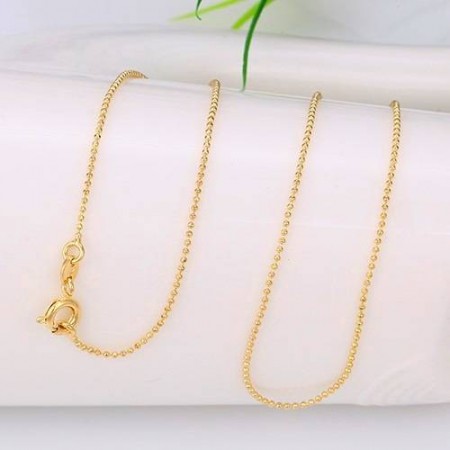 Женственная цепочка Xuping 10-4058 лимонный цвет фото | Brulik