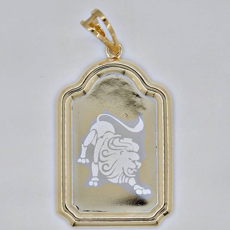 Кулон "Знак Зодиака" оптом 31883 - лев фото | Brulik