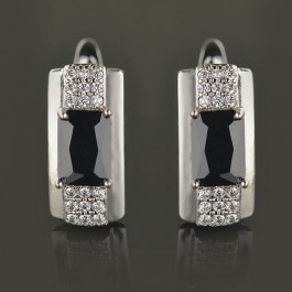Серьги XP 2817-черныё