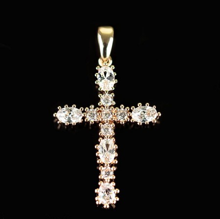 Позолоченный крестик  Fallon 86200196 фото | Brulik