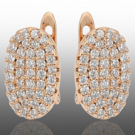 Позолочені сережки  Xuping 24713 фото | Brulik