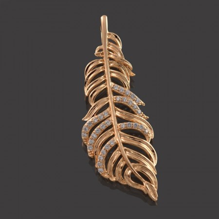 Позолоченный кулон  XP 3884 фото | Brulik