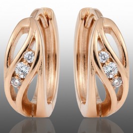 Позолочені сережки Xuping 24368