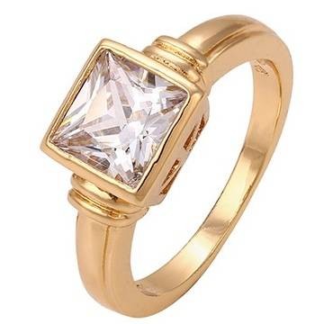 Кольцо "Кристальный квадрат" 13368 фото | Brulik