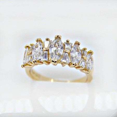 Королевское кольцо 11701 - белый фото | Brulik