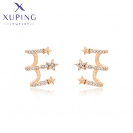 Позолочені сережки гвоздики Xuping S00094188
