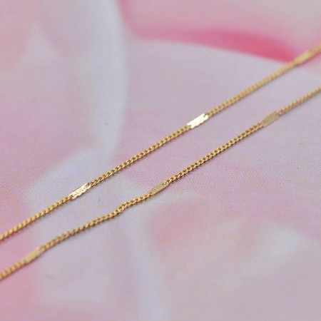 Позолоченная цепочка 18К 10-4131 фото | Brulik