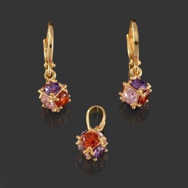 Позолоченный комплект XP 6036-мультиколор