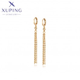 Позолочені сережки ланцюжки Xuping X000828597