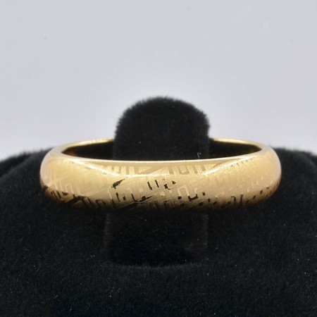 Восхитительное позолоченное кольцо 18К 10-1092 фото | Brulik