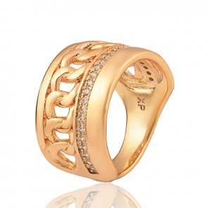  Позолоченное кольцо Xuping 10559 фото | Brulik