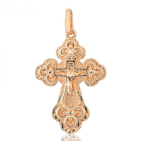Позолоченный крест Fallon 86100317 фото | Brulik