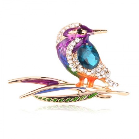 Брошь "Колибри" 8793 фото | Brulik