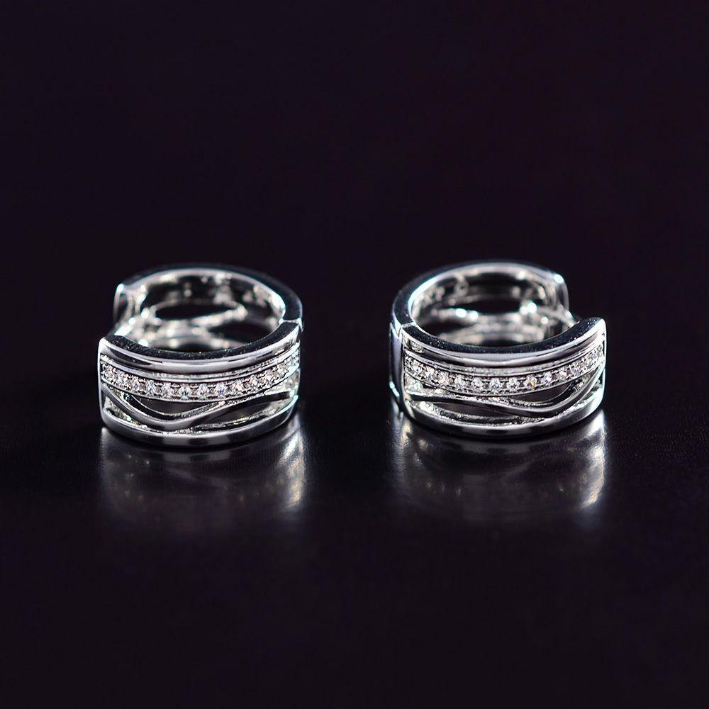 Серьги с фианитами ХР 10-9385