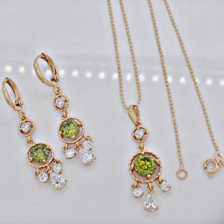 Прелестный комплект 61039-зеленый фото | Brulik