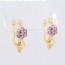 Изумительные серьги с фианитами оптом 10-2258-фиолетовый фото | Brulik