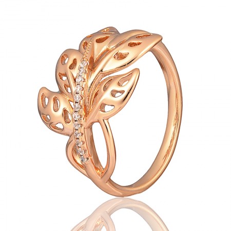 Позолоченное кольцо Xuping 10427 фото | Brulik