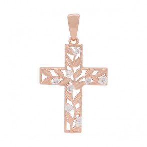 Позолочений хрестик  Fallon 96235810 фото | Brulik