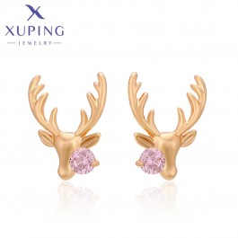 Позолочені сережки-гвоздики Xuping S00078883