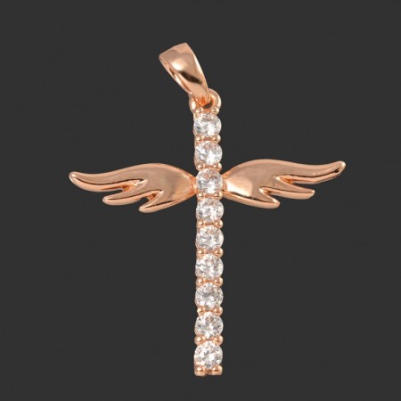 Позолоченный крест Fallon 86200195 фото | Brulik